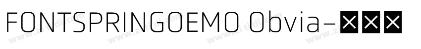 FONTSPRINGOEMO Obvia字体转换